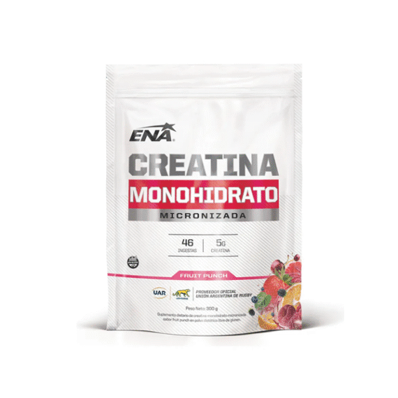 ENA CREATINA MICRONIZADA POLVO FRUIT PUNCH x 300gr